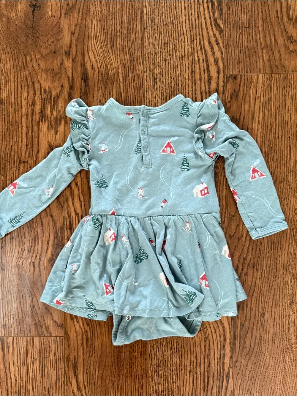 Kyte Baby Twirl Bodysuit in Ski Print 12-18mo
